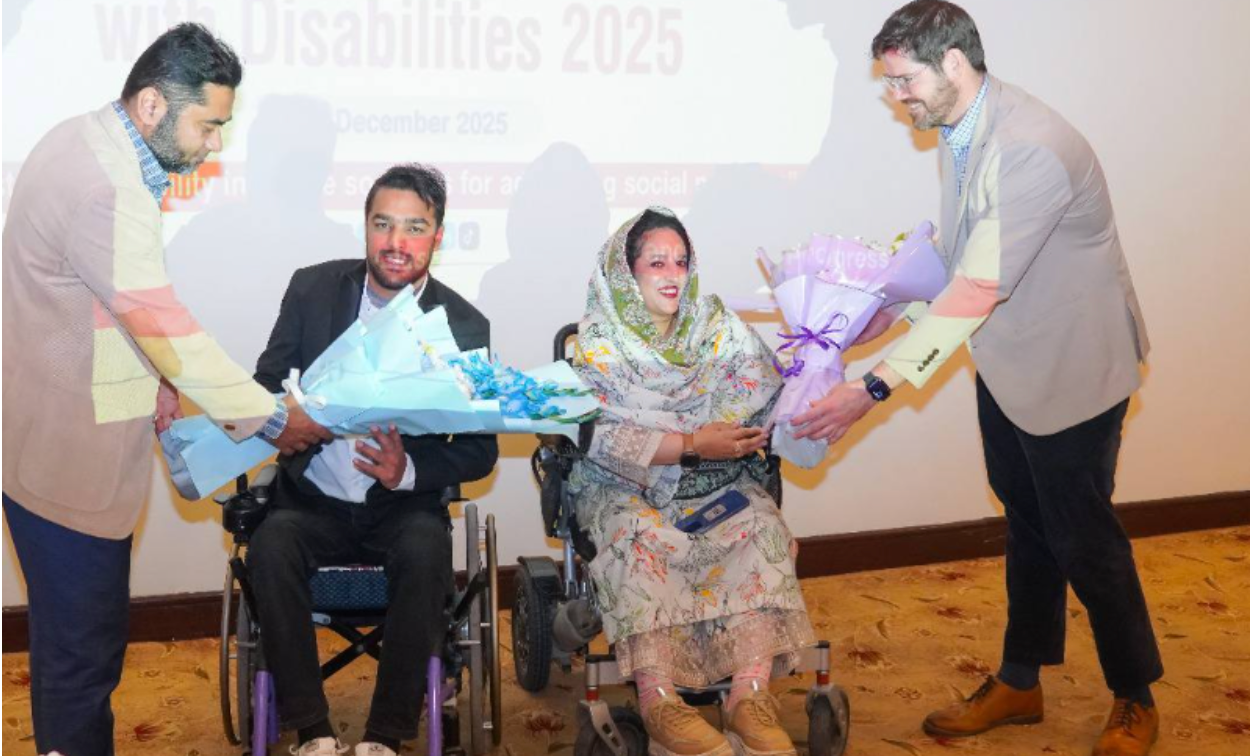 PRCS honoured two remarkable volunteers, Ms. Ayesha Rehman and Mr. Abdullah Rehman, who have dedicated eight years to humanitarian service