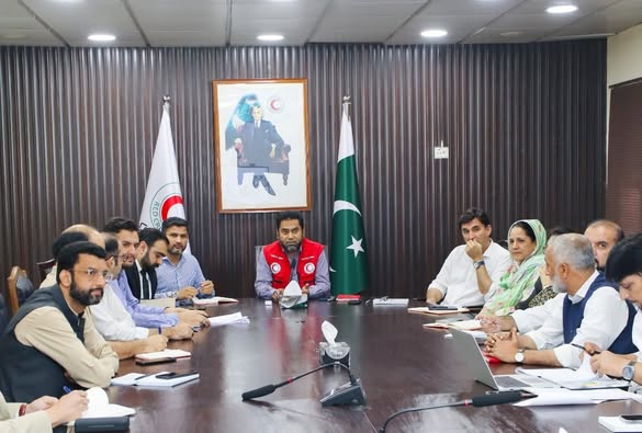 PRCS held a Movement Coordination Meeting at NHQ to discuss the Bajaur operation and flood response across affected regions.