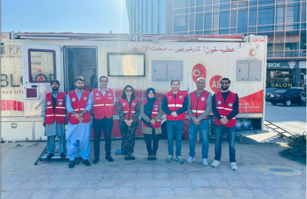 Blood Donation Drive at I-8 Markaz, Islamabad