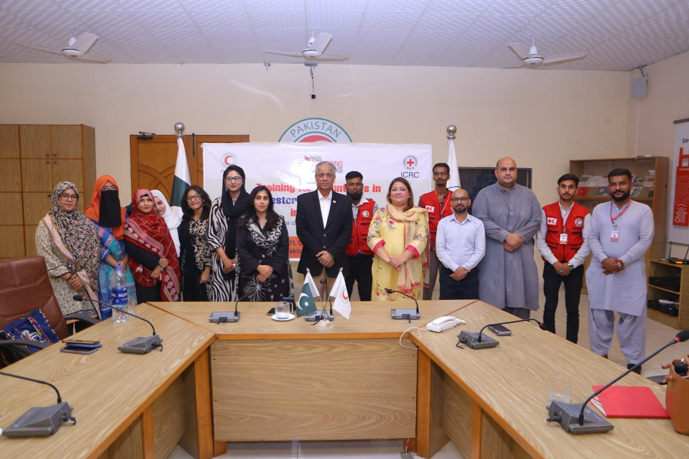 PRCS Sindh held RFL in Detention training to build volunteer capacity. Certificates awarded for dedicated service.
