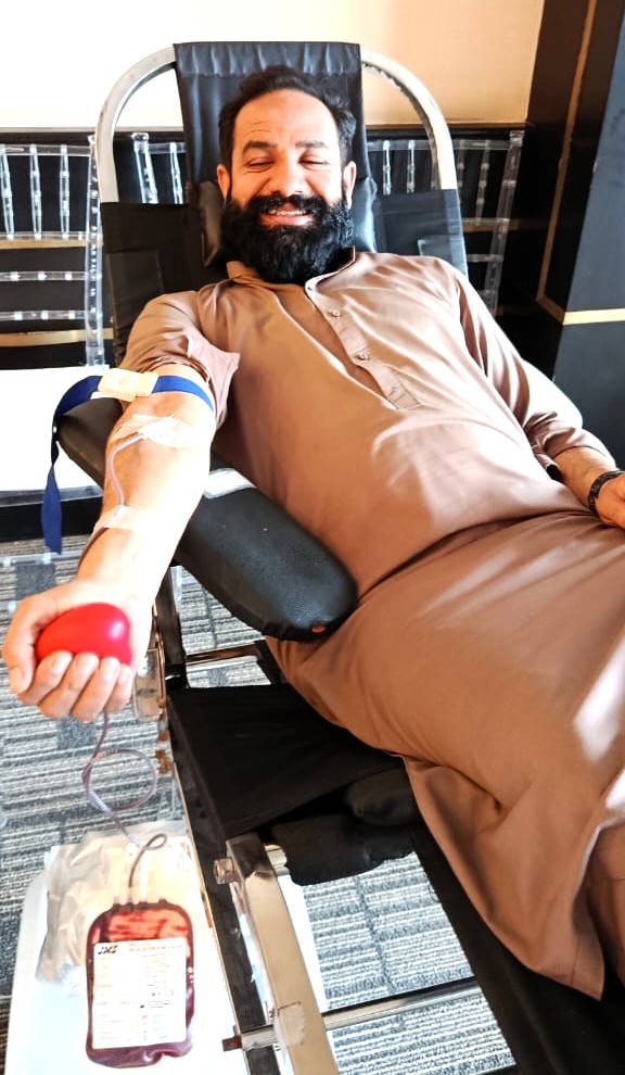 PRCS held a blood donation camp at EMAAR Pakistan, Islamabad — thanks to all the life-saving donors!